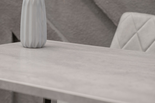 Изображение товара Обеденный стол Notta Тринити Лофт 140x80x75 (бетон/матовый черный)