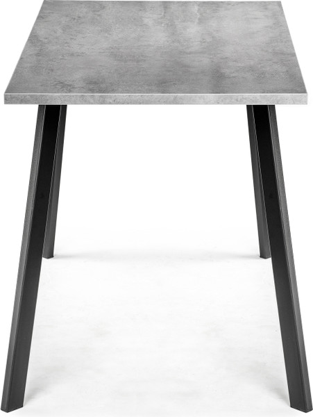 Изображение товара Обеденный стол Notta Тринити Лофт 140x80x75 (бетон/матовый черный)