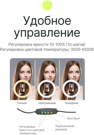 Изображение товара Кольцевая лампа RayLab RL-0210