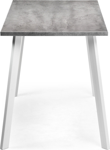 Изображение товара Обеденный стол Notta Тринити Лофт 120x80x75 (бетон/белый матовый)
