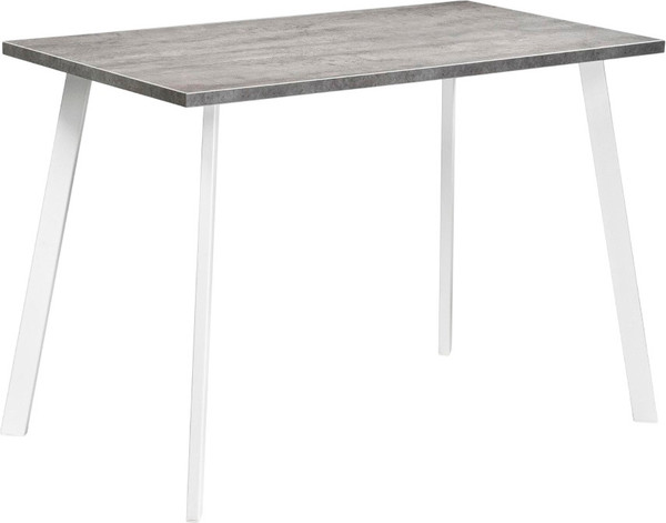 Изображение товара Обеденный стол Notta Тринити Лофт 120x80x75 (бетон/белый матовый)