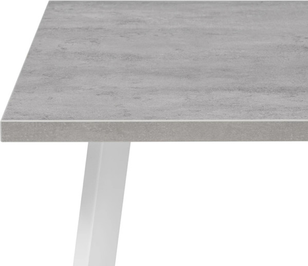 Изображение товара Обеденный стол Notta Тринити Лофт 120x80x75 (бетон/белый матовый)