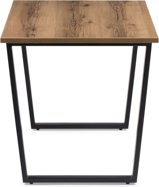 Изображение товара Обеденный стол Notta Лота Лофт 120x74x75 (дуб делано темный/матовый черный)