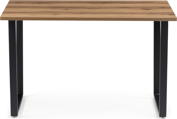 Изображение товара Обеденный стол Notta Лота Лофт 120x74x75 (дуб делано темный/матовый черный)