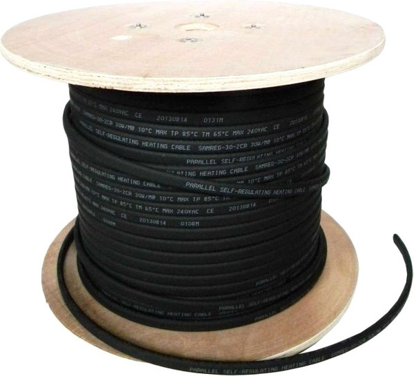 Изображение товара Греющий кабель для кровли CTH НСК-30Б PE с экраном (250м, черный)