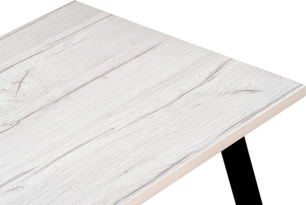 Изображение товара Обеденный стол Notta Тринити Лофт 120x60x75 (юта/матовый черный)