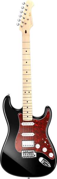 Изображение товара Электрогитара Donner DST-152 (черный, с аксессуарами)