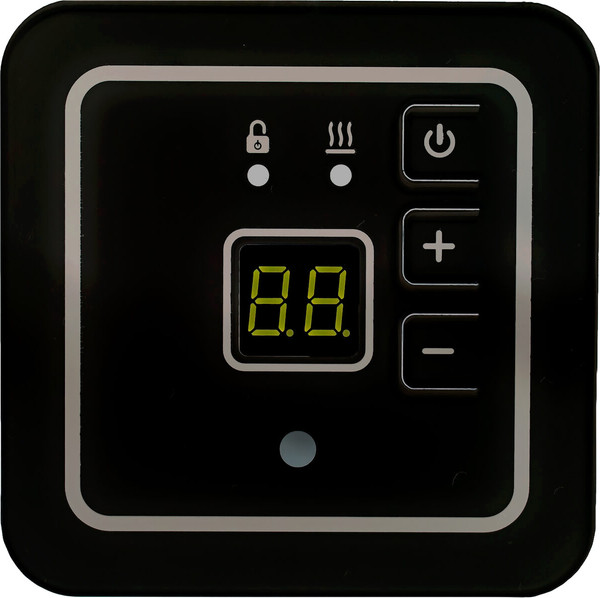 Изображение товара Терморегулятор для теплого пола ЭргоЛайт ТР-ARROTONDATO (черный)