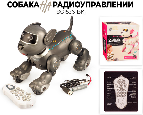 Изображение товара Радиоуправляемая игрушка Ausini Собака / BG1536-BK