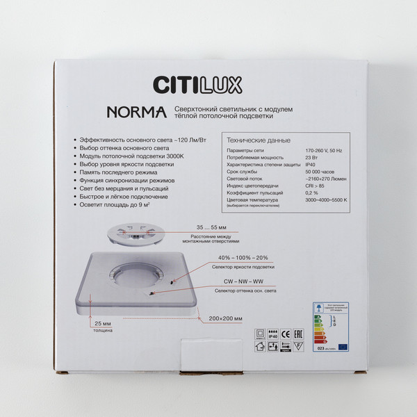 Изображение товара Светильник Citilux Norma CL748K201