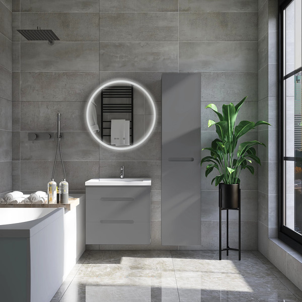 Изображение товара Тумба с умывальником Viant Марсель Como 80 / VMAR80COG-T2YP+S-UM-COM80/1-w