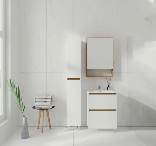 Изображение товара Тумба с умывальником Viant Мальта Como 80 / VMAL80CO-T2YP+S-UM-COM80/1-w