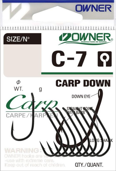 Набор крючков рыболовных Owner Carp Down BC №2 / 53267-02 (9шт) — фото 6