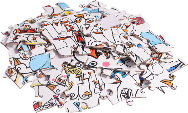 Изображение товара Пазл Puzzle Time В термостакане. Гусемания / 10742999 (80эл)