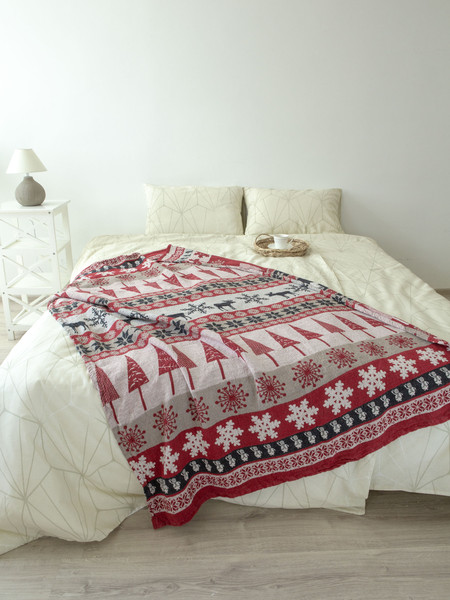 Изображение товара Плед Pole Kvetak (Беларускі лён) 115x170 23С27-ШР/у./р. (1 Лапландия-3/сорт 1)