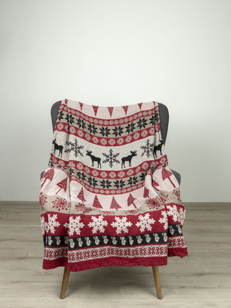 Изображение товара Плед Pole Kvetak (Беларускі лён) 115x170 23С27-ШР/у./р. (1 Лапландия-3/сорт 1)