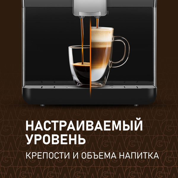 Изображение товара Кофемашина Weissgauff WCM-330 TFT Touch Cappuccino Nero