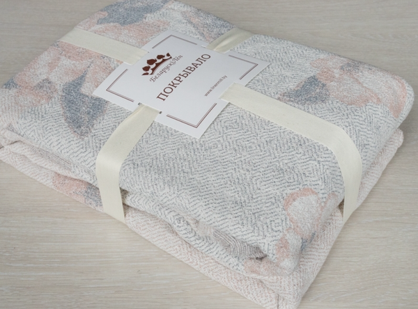 Изображение товара Покрывало Pole Kvetak (Беларускі лён) 210x230 18С362-ШР/у./л.с.уп. (398 Яблоневый цвет 3/сорт 1)