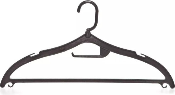 Изображение товара Набор пластиковых вешалок-плечиков Полимербыт 4332200 (3шт)