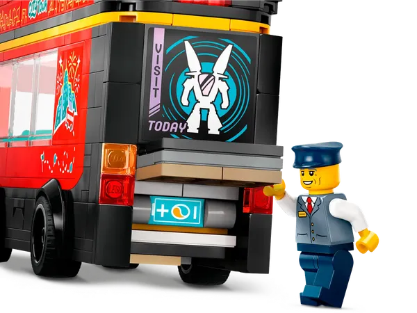 Изображение товара Конструктор Lego City Красный двухэтажный экскурсионный автобус 60407