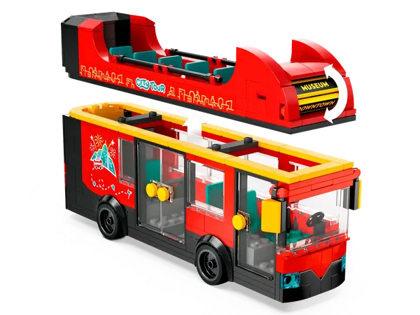 Изображение товара Конструктор Lego City Красный двухэтажный экскурсионный автобус 60407