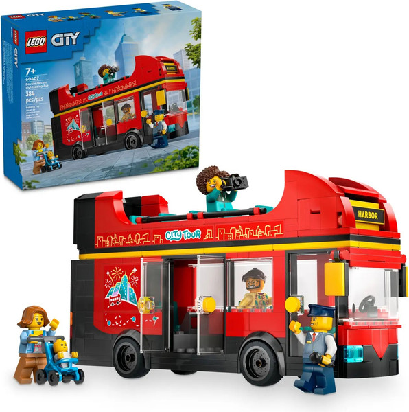 Изображение товара Конструктор Lego City Красный двухэтажный экскурсионный автобус 60407
