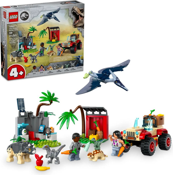 Изображение товара Конструктор Lego Jurassic World Центр спасения детенышей динозавров 76963