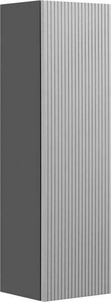 Изображение товара Шкаф-полупенал для ванной Акватон Ар-Деко / 1A280503DD8D0 (серый кобальт)