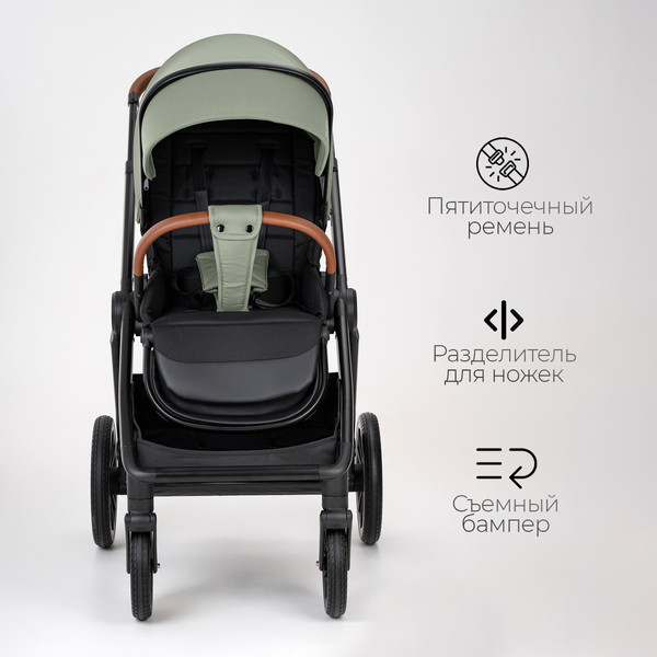 Изображение товара Детская универсальная коляска Tomix Prime 2 в 1 D1/2 (Olive)
