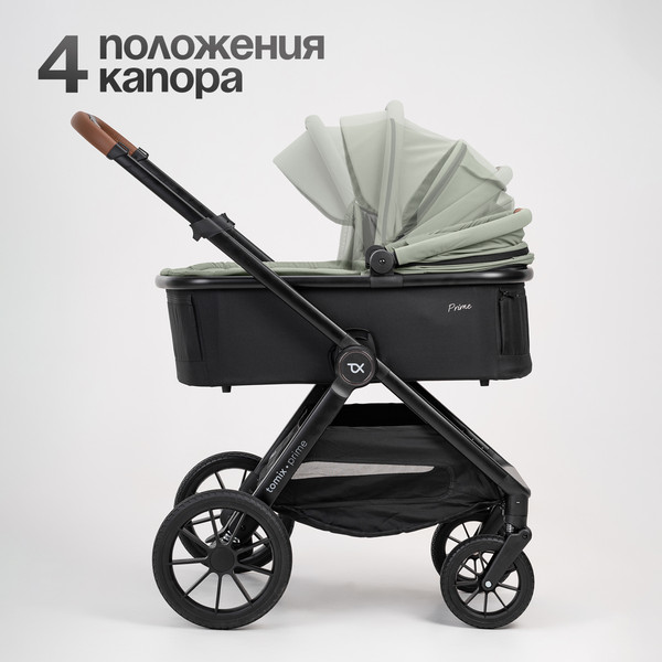 Изображение товара Детская универсальная коляска Tomix Prime 2 в 1 D1/2 (Olive)