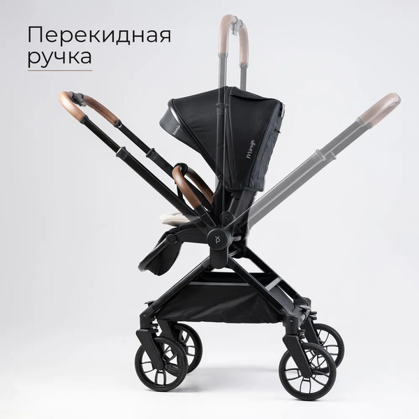 Изображение товара Детская универсальная коляска Tomix Mirage 2 в 1 D900/2 (Black)