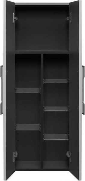 Изображение товара Шкаф-полупенал для ванной Акватон Ар-Деко / 1A284703DD8D0 (серый кобальт)