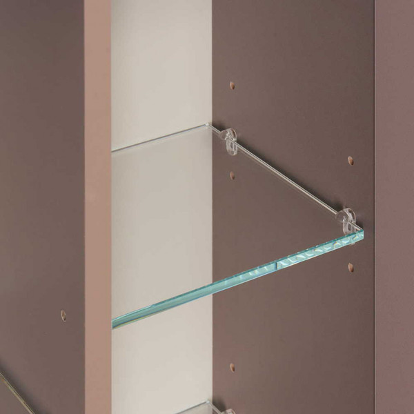 Изображение товара Шкаф-полупенал для ванной Акватон Ар-Деко / 1A284703DD6E0 (кашемир)