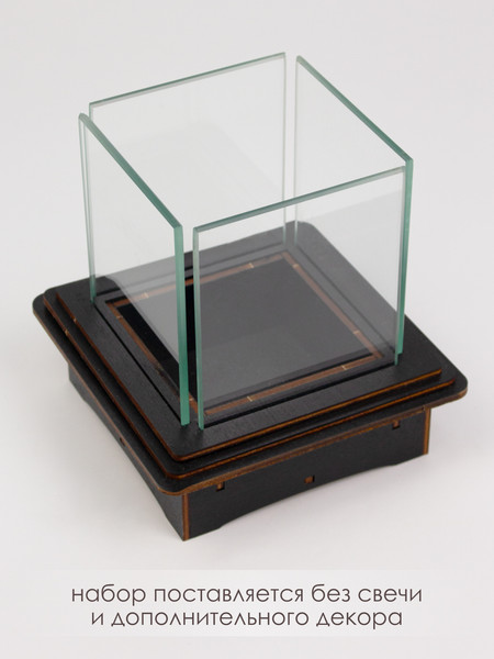 Изображение товара Подсвечник Woody 08354 (черный)