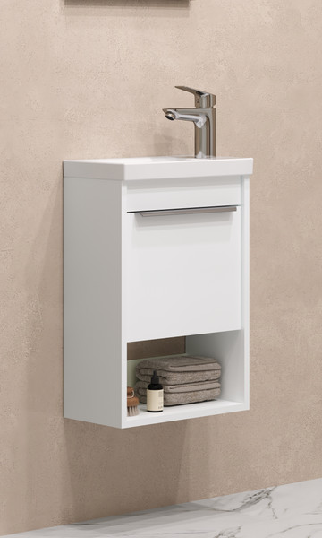 Изображение товара Тумба под умывальник Акватон Хоуп 40 / 1A287101HP2B0 (белый матовый)