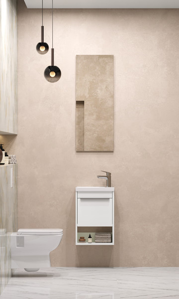 Изображение товара Тумба под умывальник Акватон Хоуп 40 / 1A287101HP2B0 (белый матовый)