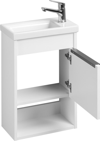 Изображение товара Тумба под умывальник Акватон Хоуп 40 / 1A287101HP2B0 (белый матовый)
