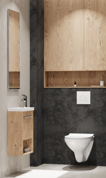 Изображение товара Тумба под умывальник Акватон Хоуп 40 / 1A287101HP6C0 (орех)