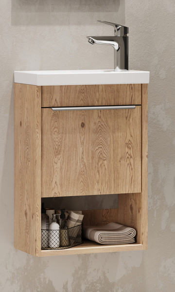 Изображение товара Тумба под умывальник Акватон Хоуп 40 / 1A287101HP6C0 (орех)