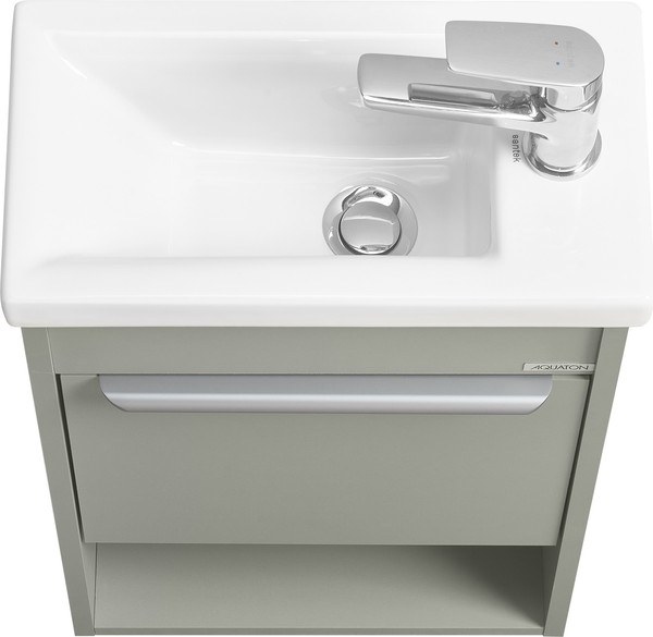 Изображение товара Тумба под умывальник Акватон Хоуп 40 / 1A287101HP9D0 (хаки)