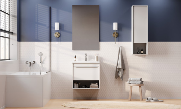 Изображение товара Тумба под умывальник Акватон Хоуп 60 / 1A287201HP2B0 (белый матовый)