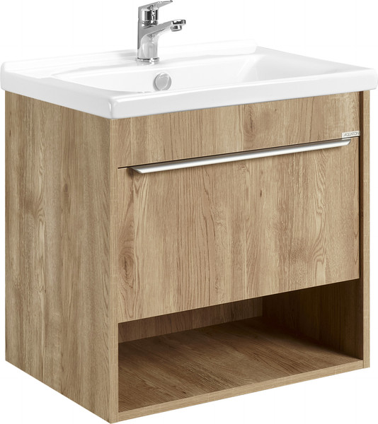 Изображение товара Тумба под умывальник Акватон Хоуп 60 / 1A287201HP6C0 (орех)