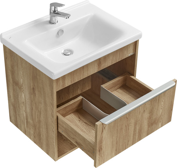 Изображение товара Тумба под умывальник Акватон Хоуп 60 / 1A287201HP6C0 (орех)