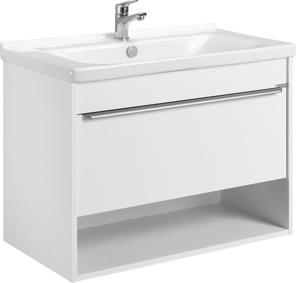 Изображение товара Тумба под умывальник Акватон Хоуп 80 / 1A287301HP2B0 (белый матовый)