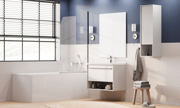 Изображение товара Тумба под умывальник Акватон Хоуп 80 / 1A287301HP2B0 (белый матовый)