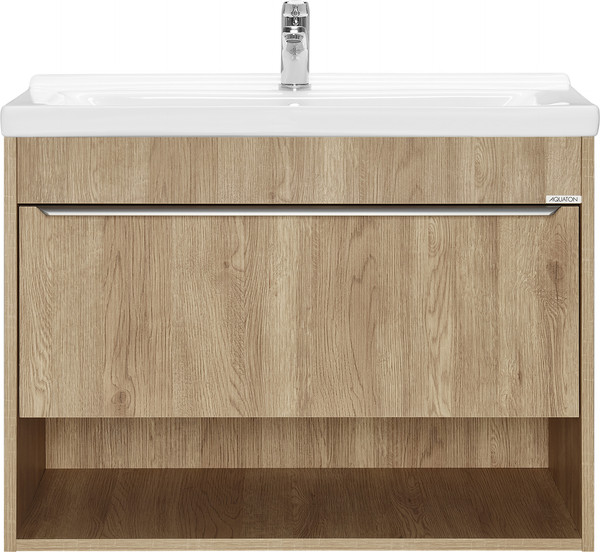 Изображение товара Тумба под умывальник Акватон Хоуп 80 / 1A287301HP6C0 (орех)
