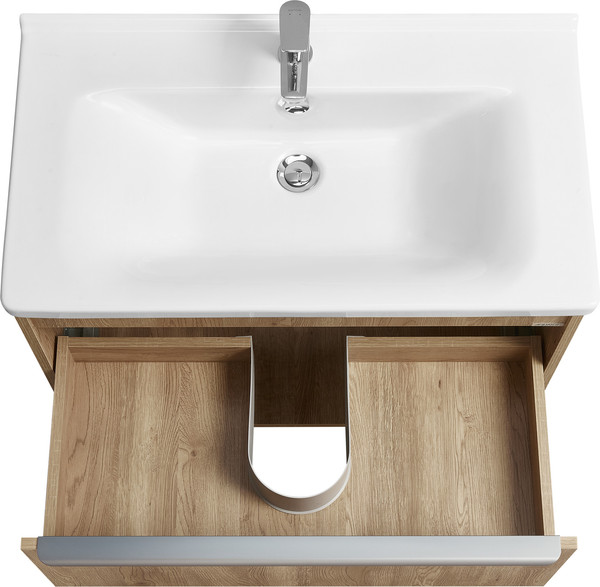 Изображение товара Тумба под умывальник Акватон Хоуп 80 / 1A287301HP6C0 (орех)