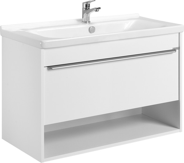 Изображение товара Тумба под умывальник Акватон Хоуп 100 / 1A287401HP2B0 (белый матовый)