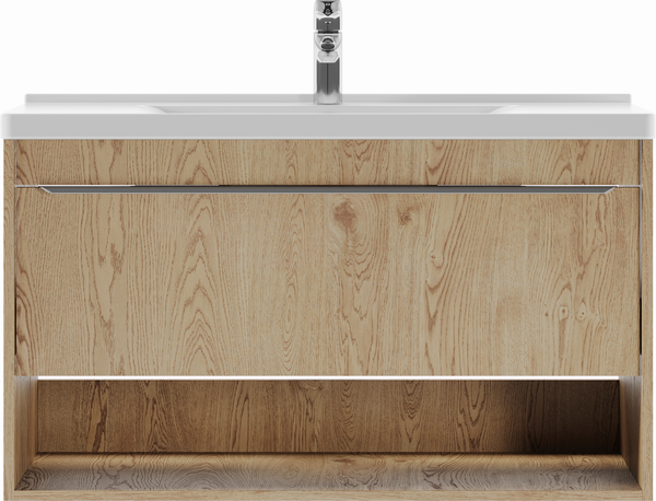 Изображение товара Тумба под умывальник Акватон Хоуп 100 / 1A287401HP6C0 (орех)