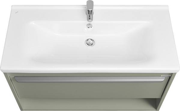 Изображение товара Тумба под умывальник Акватон Хоуп 100 / 1A287401HP9D0 (хаки)